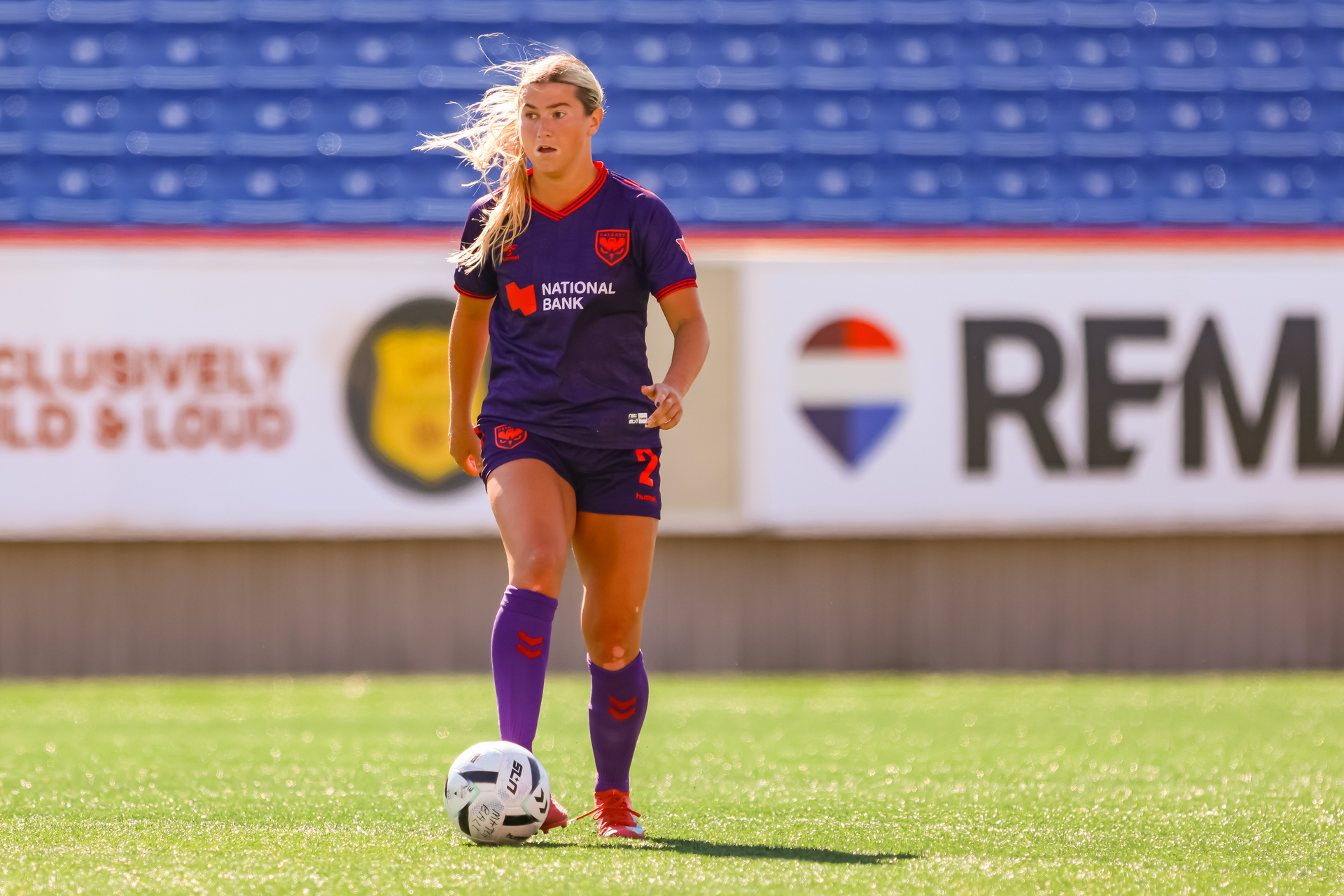 Grace Stordy during a match