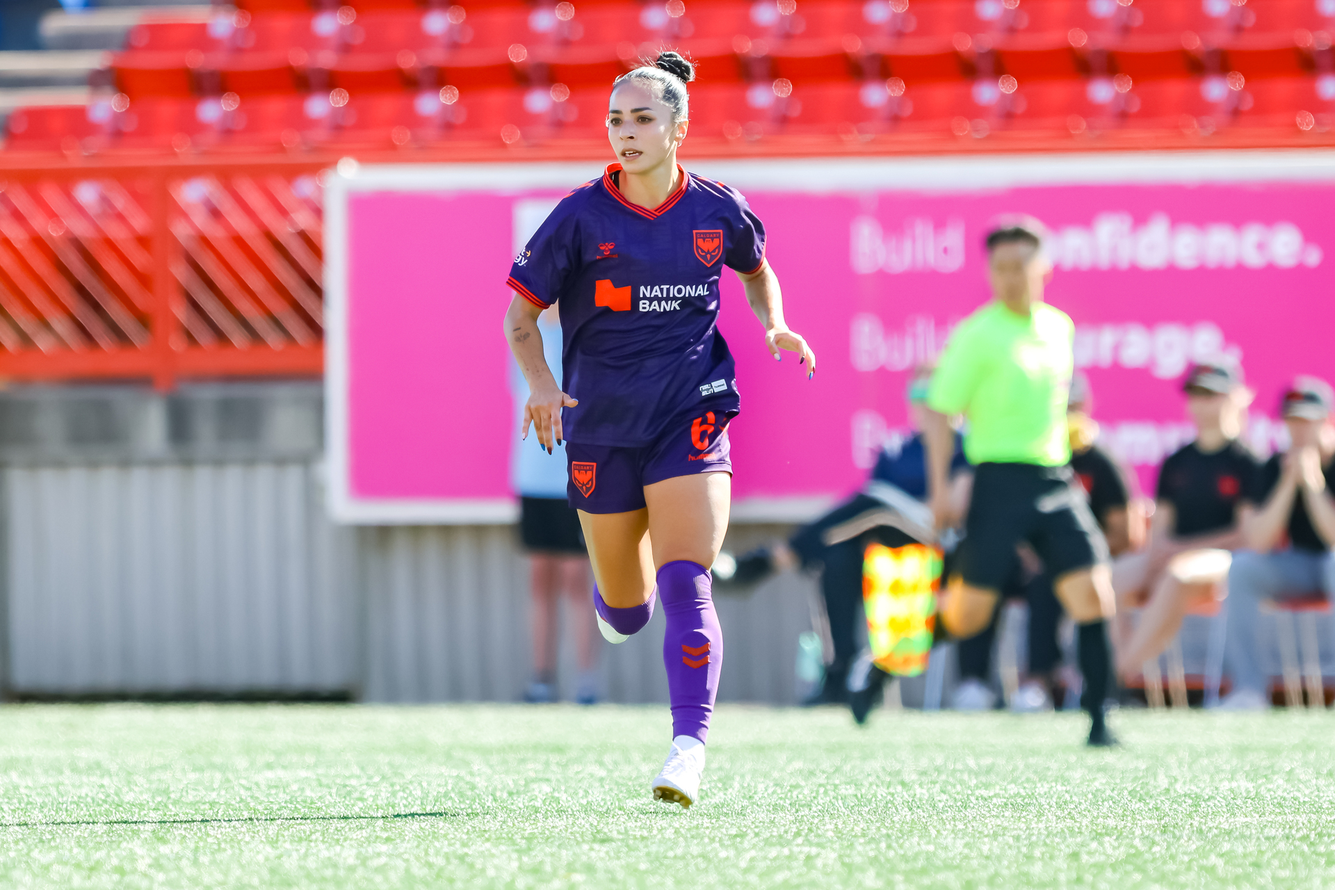 Jaclyn Sawicki in action during a match