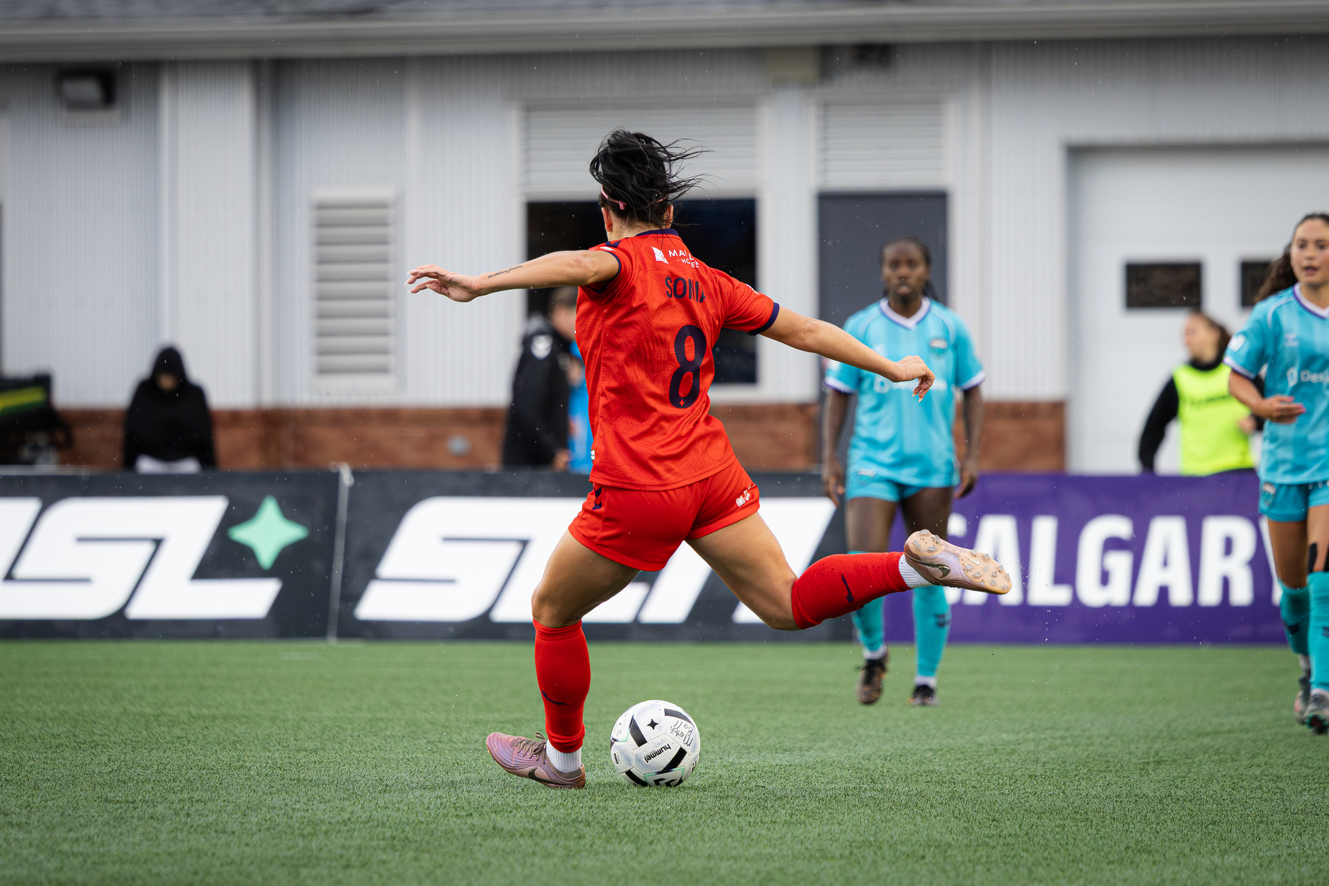Sonia during a match