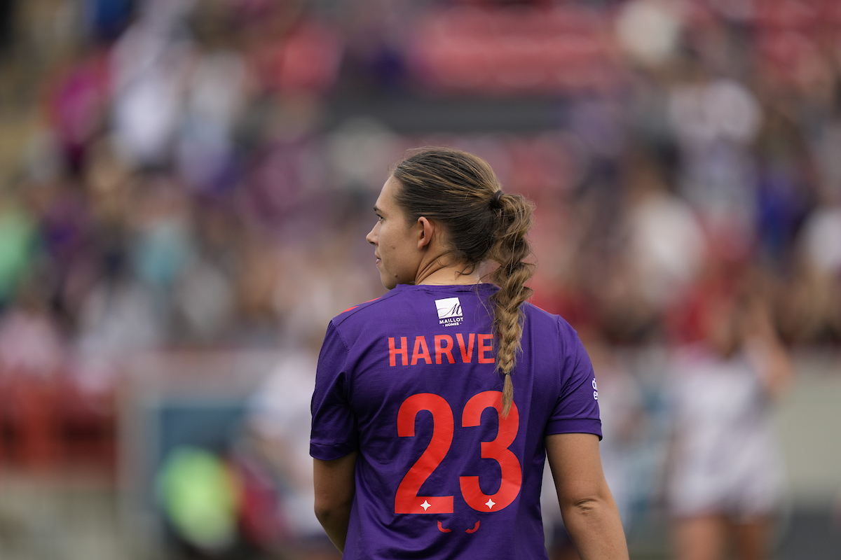 Kathryn Harvey during a game