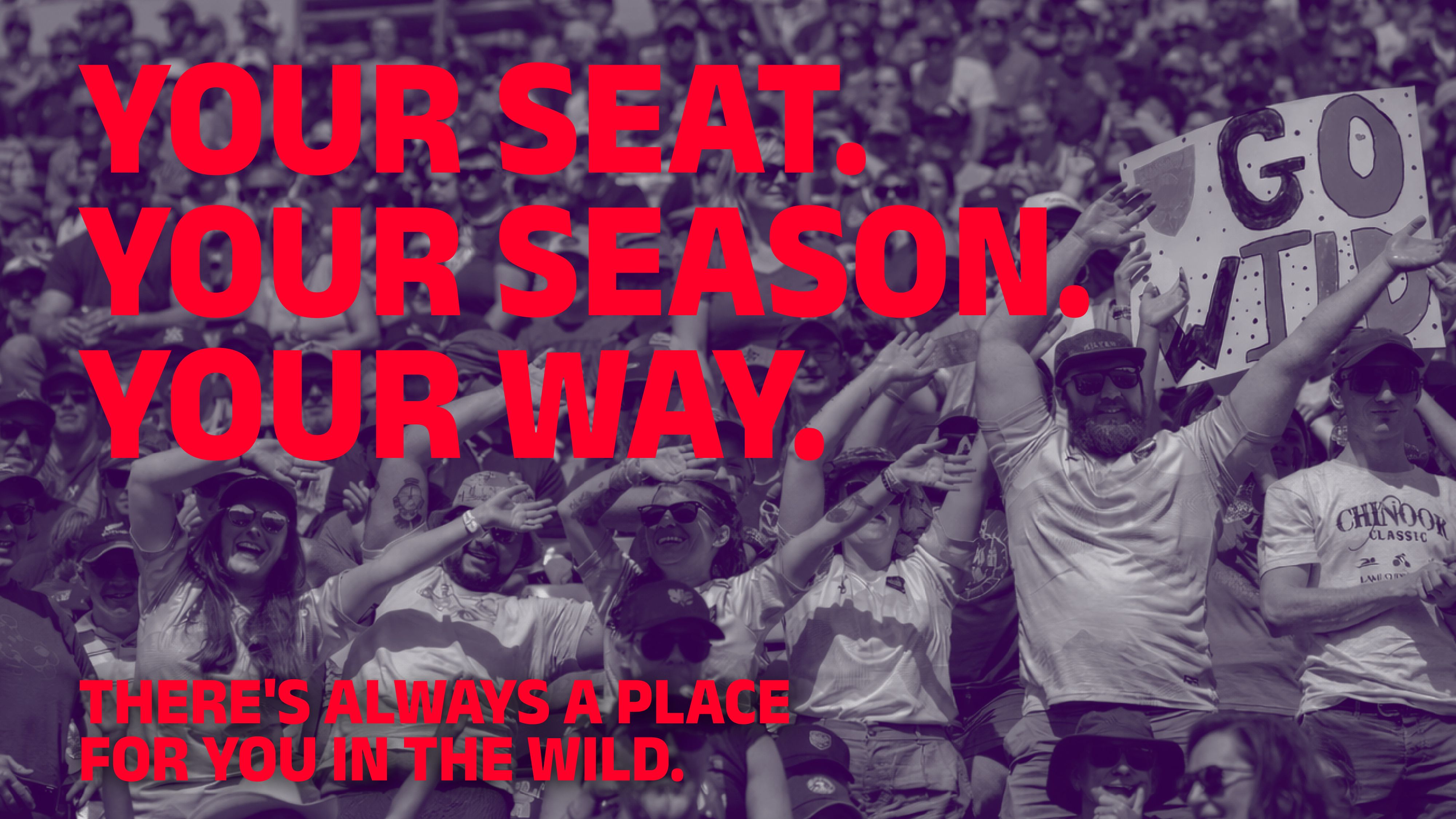 Calgary Wild Fans in the Stands