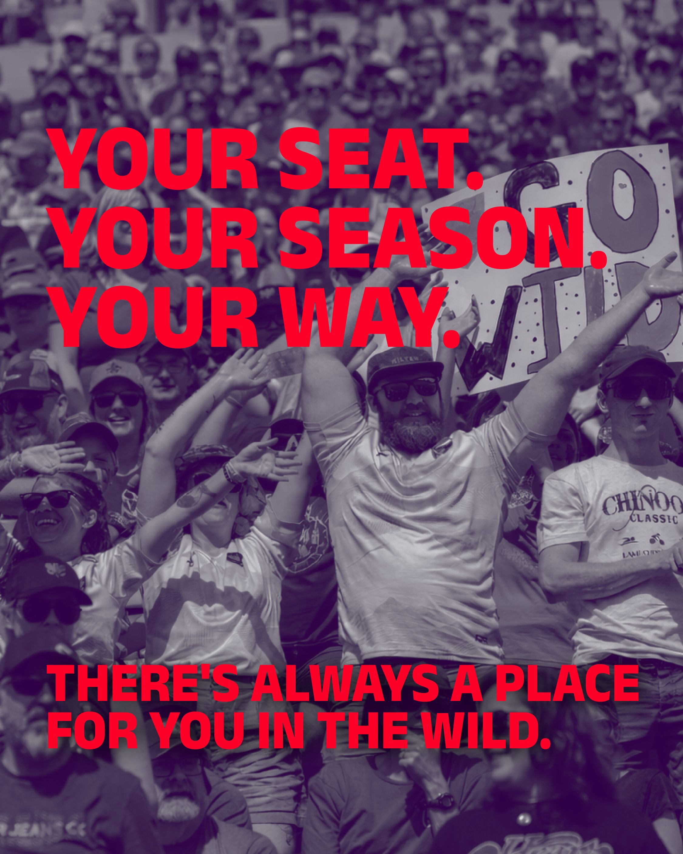 Calgary Wild Fans in the Stands