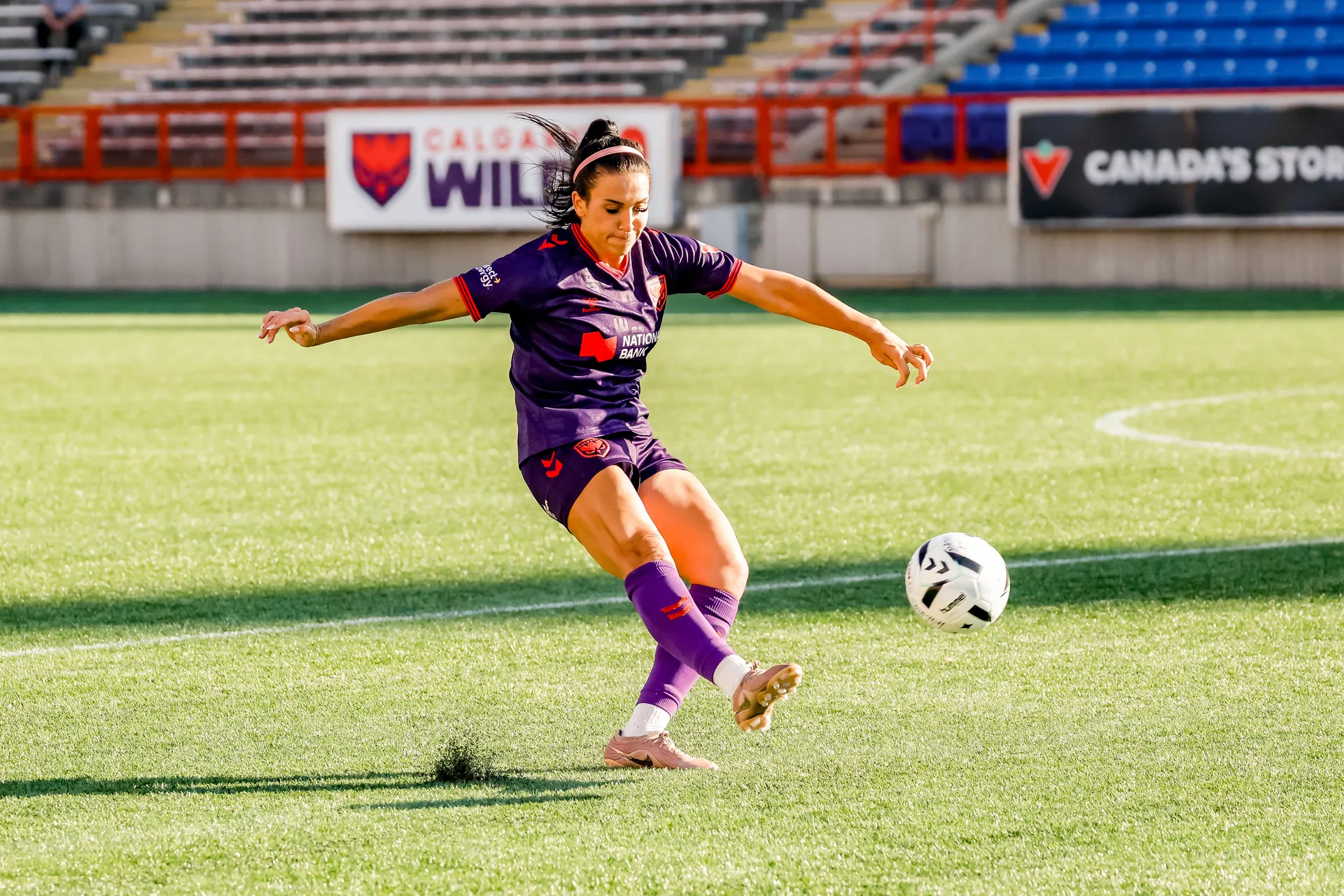 Calgary Wild FC in action
