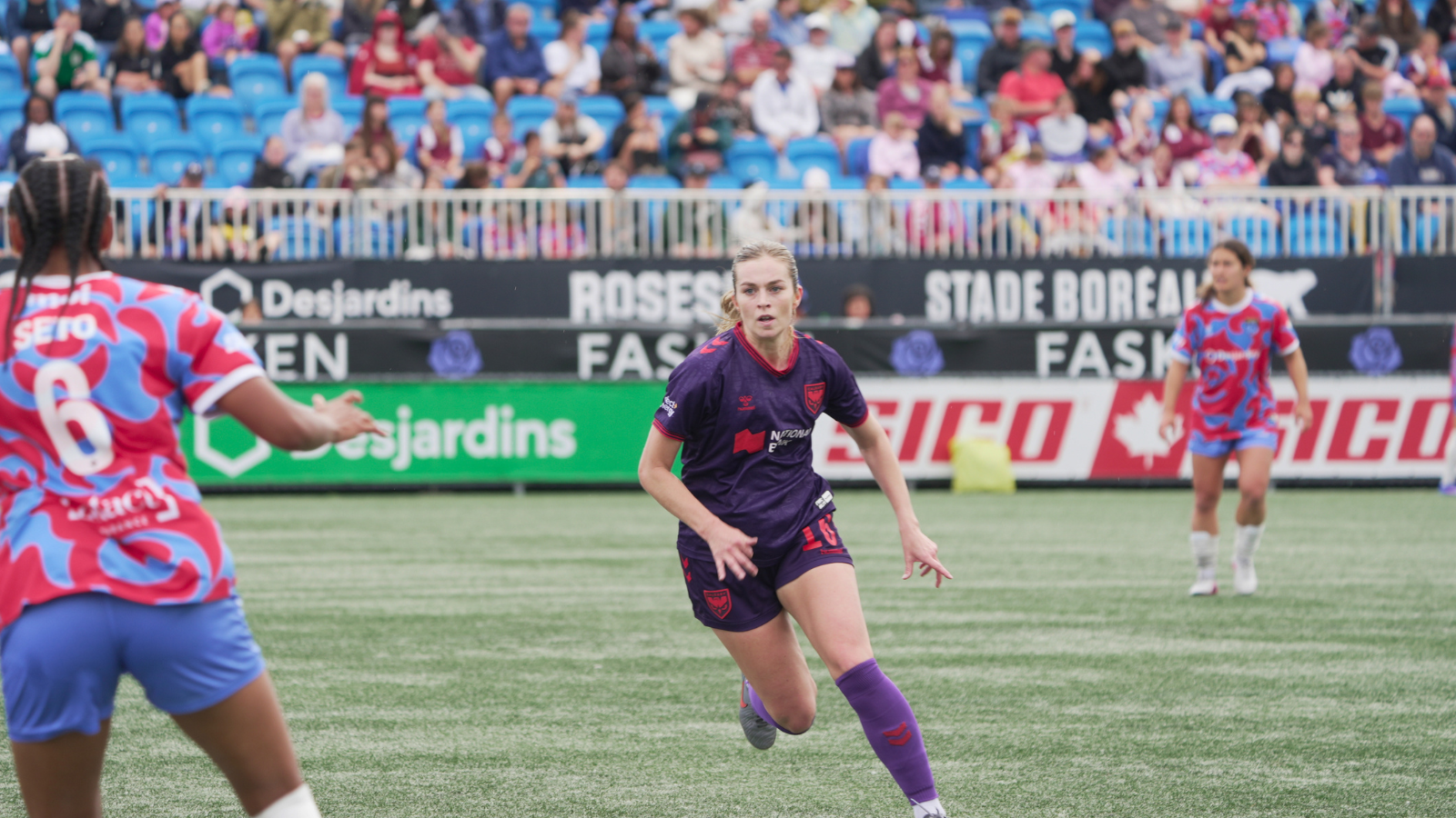 Jenaya Robertson in action during a match on June 21, 2026