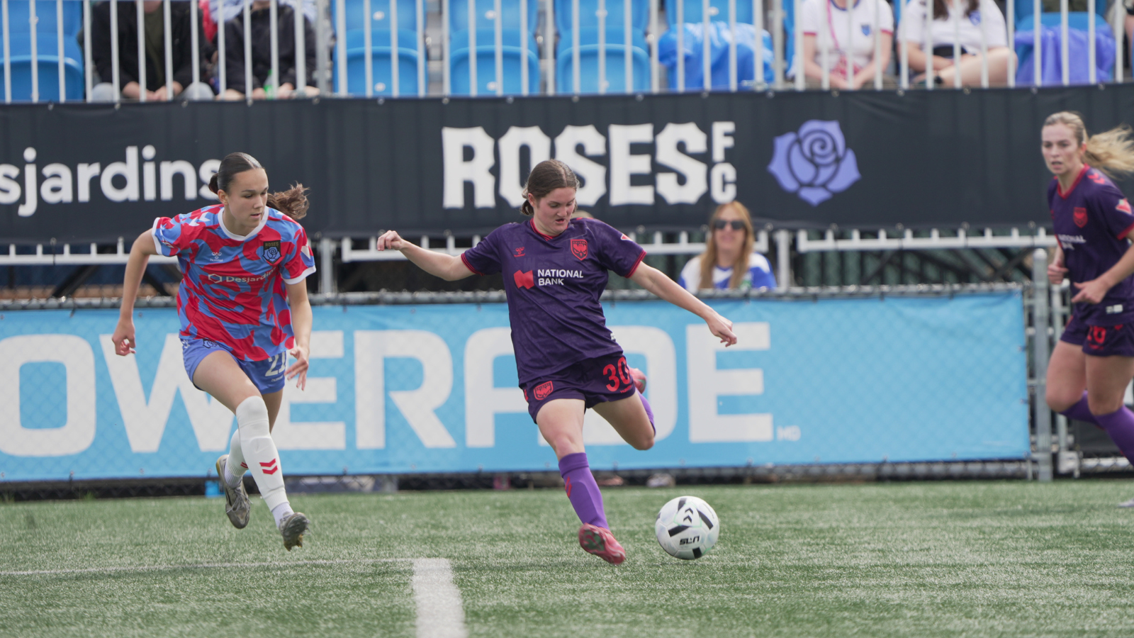 Taegan Stewart in action during a match on June 21, 2026